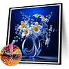 Luminous Flowers-Full Round Diamond Painting