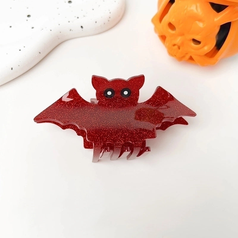 Women’s Cute Funny Halloween Pattern Arylic Hair Claws