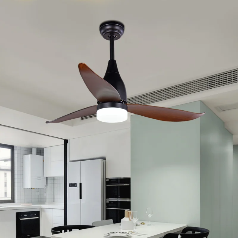 44" Remote Control Wood Ceiling Fans For Bedroom