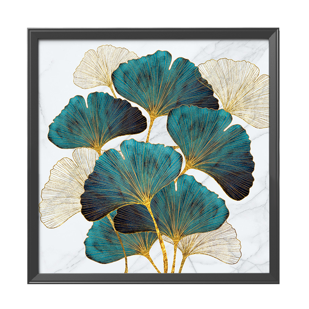 

60*60CM - 11CT Stamped Cross Stitch - Ginkgo, 501 Original