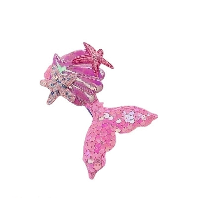 Princess Mermaid Sequin Hair Clip 1 Piece