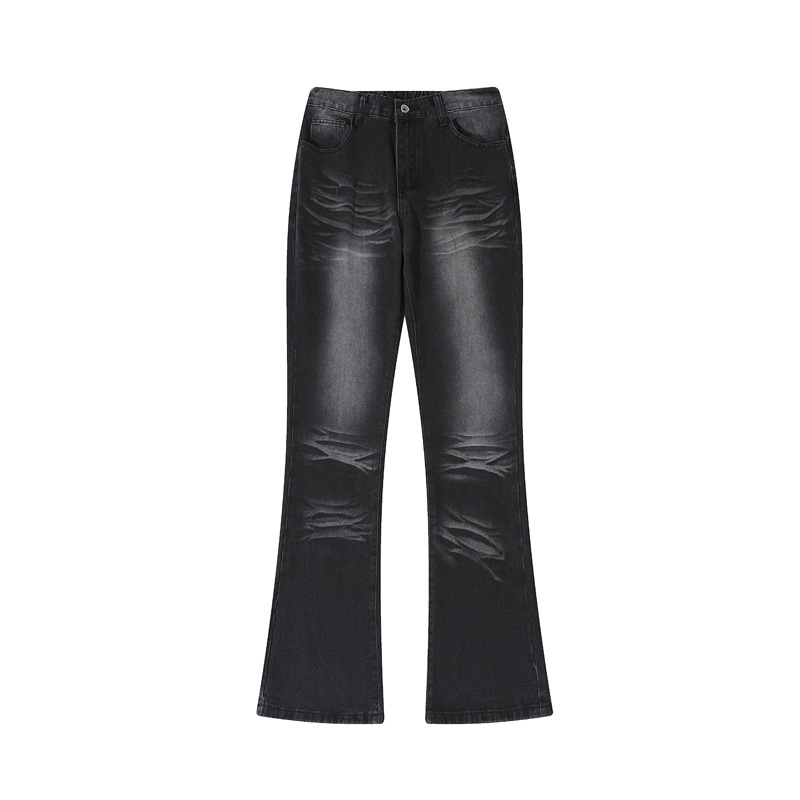 Sopula Men's Heavy Industry Washed American Street Slim Flared Jeans - Sopula｜Premium Graphic Tees & Graphic Clothing