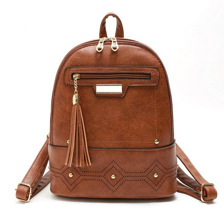 New Vintage tassel hollowed out Backpack