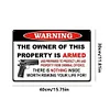 No trespassing warning - Metal Tin Signs(8*12Inch/12*16Inch)