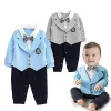 Kid Baby Boy Gentleman Romper Jumpsuit Bodysuit Party Suit Clothes Outfit 0-24M - honeylives