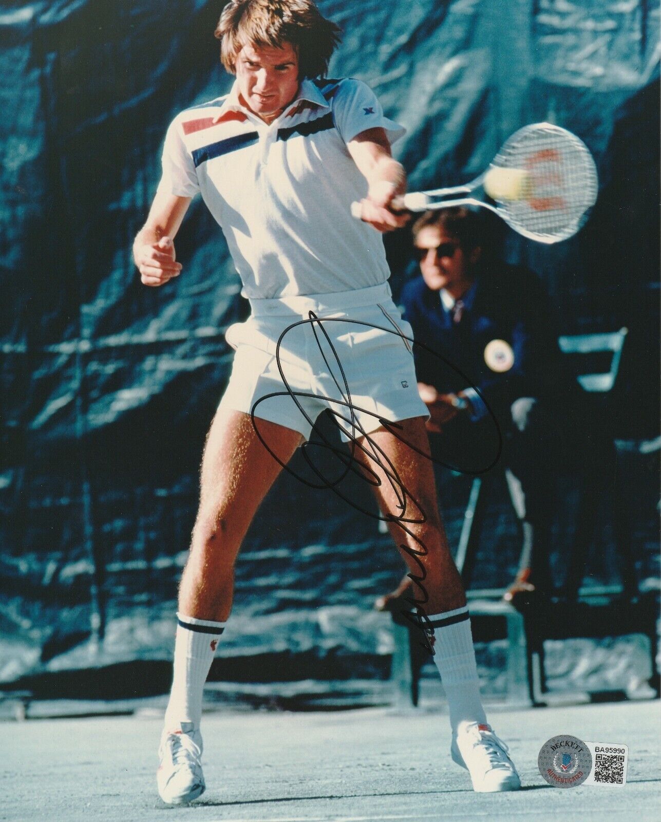 JIMMY CONNORS Signed 8x10 Photo Poster painting w/ Beckett COA (BAS)