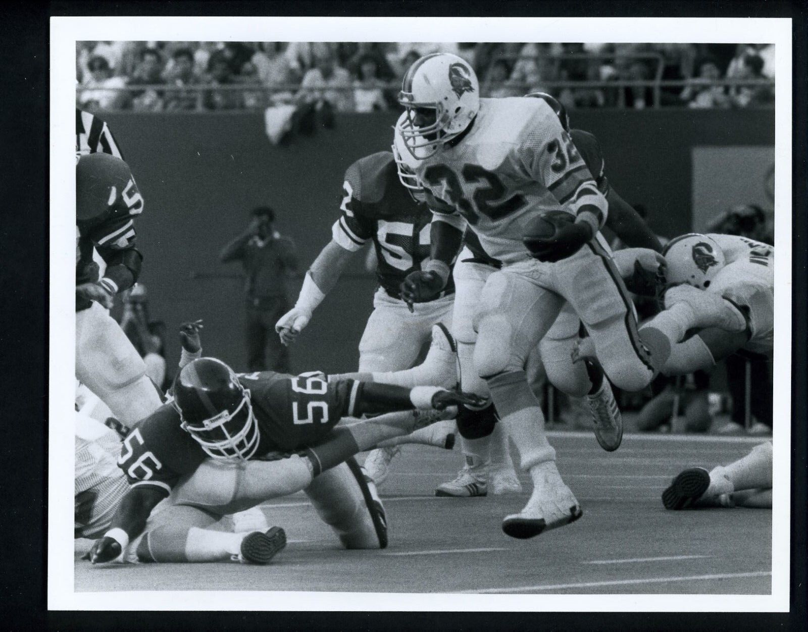 James Wilder & Lawrence Taylor 1994 Press Original Photo Poster painting by Bob Olen Buccaneers