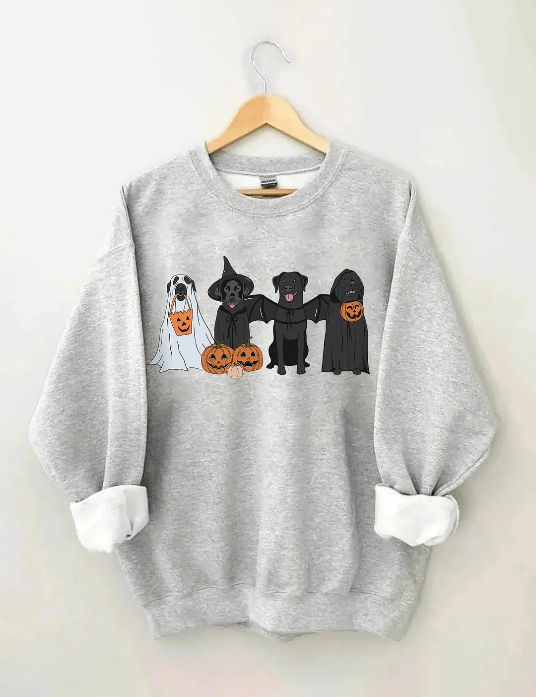Black Labrador Halloween Sweatshirt