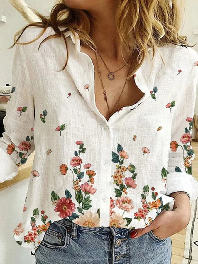 Women's Floral Print Shirt