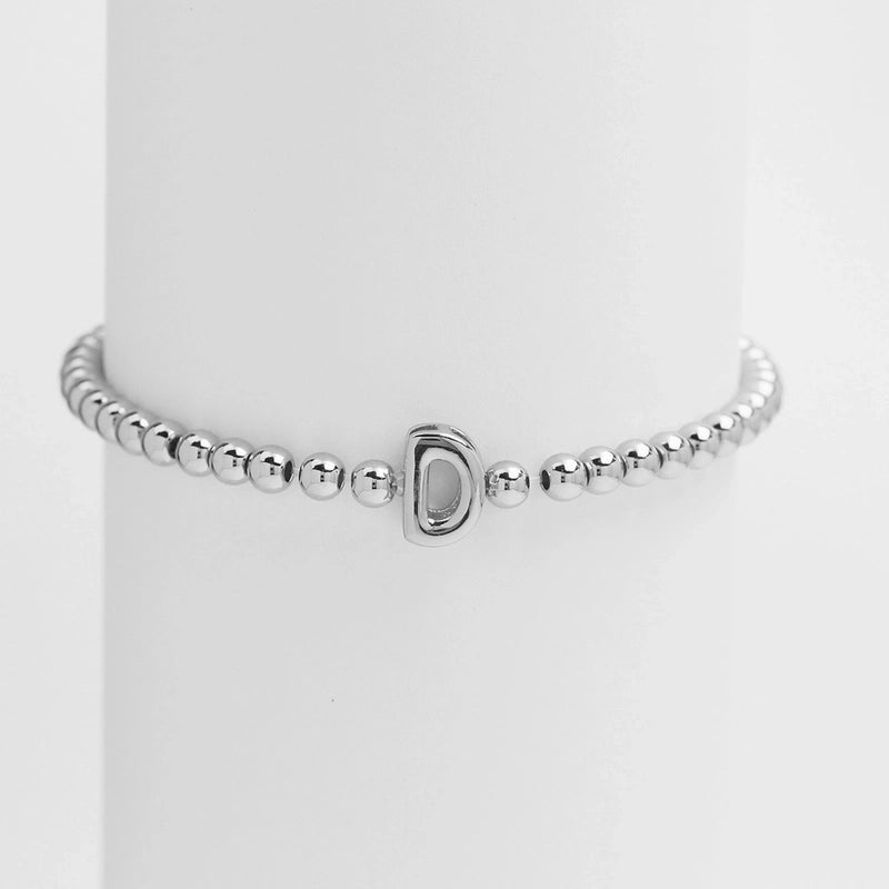 Copper Minimalist Plating Letter Bracelets