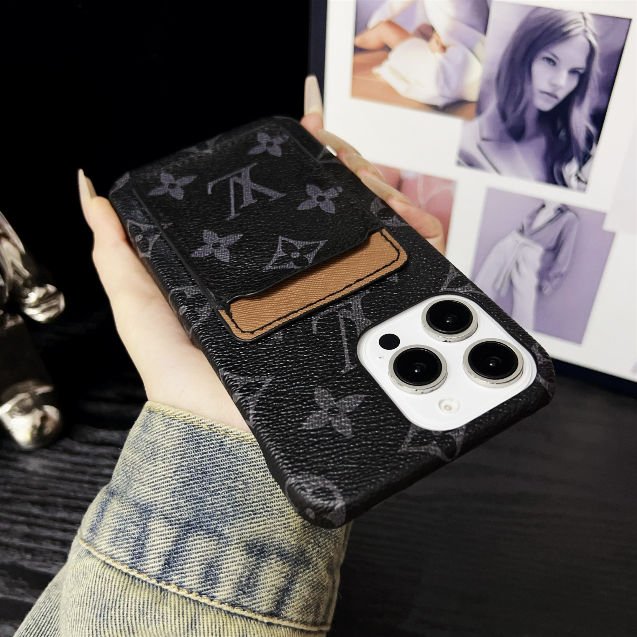 LV Card Holder iPhone Case Gucci Samsung Galaxy Cover