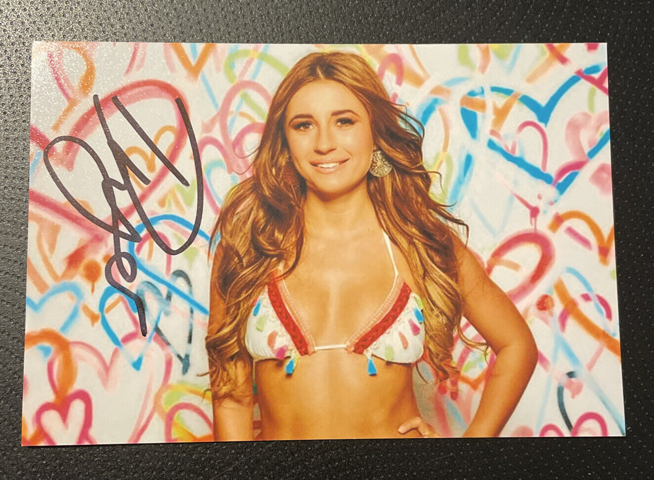 Dani Dyer Love Island Winner Hand Signed 6x4 Photo Poster painting Autograph