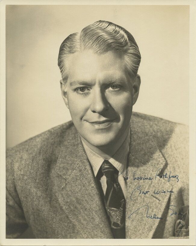 Handsome Vintage NELSON EDDY Signed Photo Poster painting