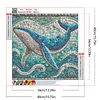 Diamond Painting -DIY Round Drill Mosaic Dolphin(40x40cm)
