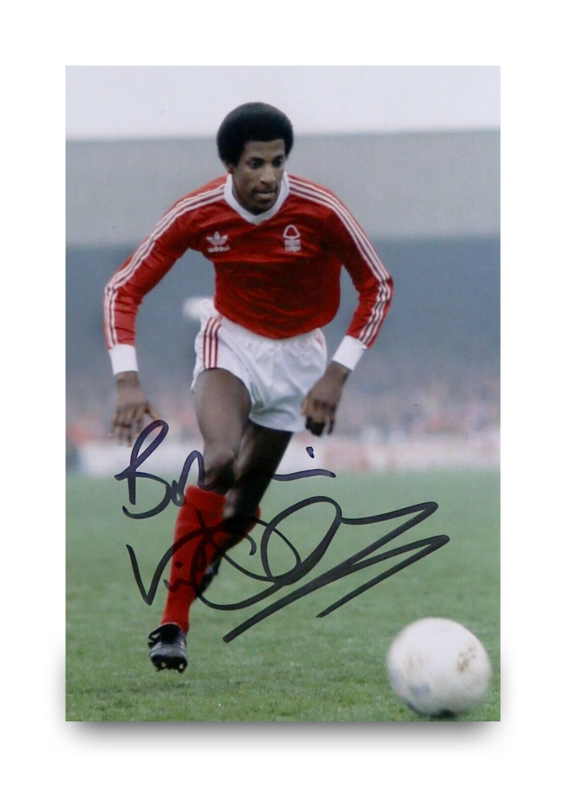 Vivian Viv Anderson Signed 6x4 Photo Poster painting Manchester United Genuine Autograph + COA