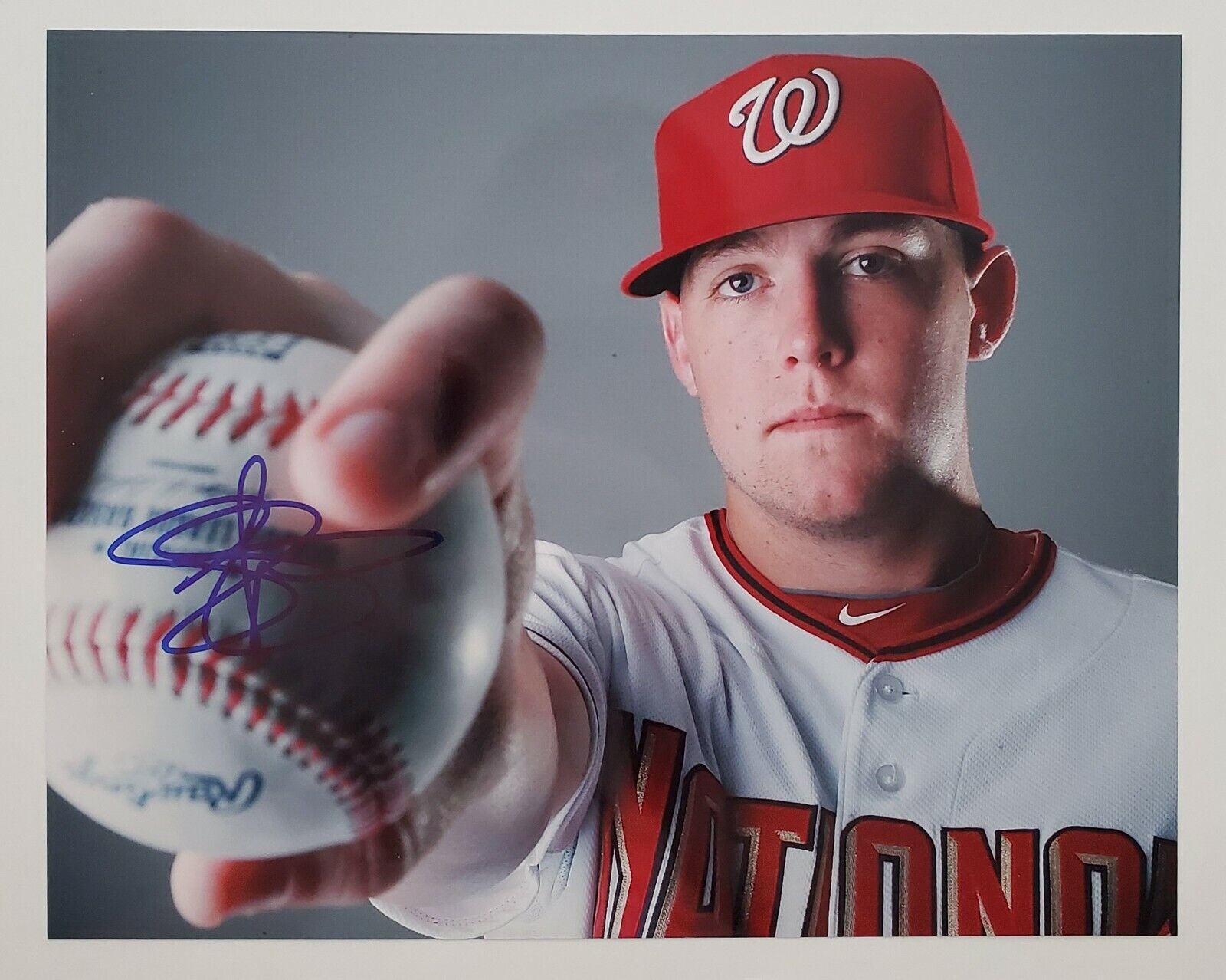 Drew Storen Signed 8x10 Photo Poster painting MLB Washington Nationals Pitcher Auto RAD