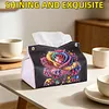 Diamond Painting PU Roses Tissue Box Tissue Holder