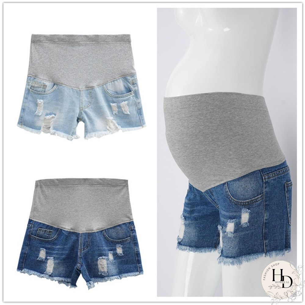 Pregnant women's Denim Shorts Summer Pregnant Casual Short For Women Pregnacy Shorts