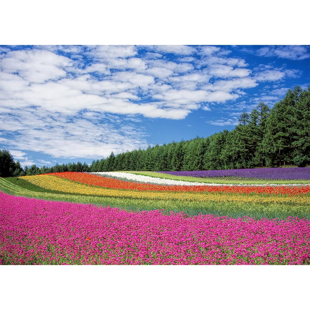 

Blue Sky Flowers-Round Drill Diamond Painting-40*30CM, 501 Original