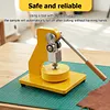 [US Local Warehouse] Circle Sampler Cutter for Film Paper Cloth 90x8MM Die Cutting Machine Manual Round Sample GSM Cut Machine for Fabric Rubber Leather Carpet Paper Foam