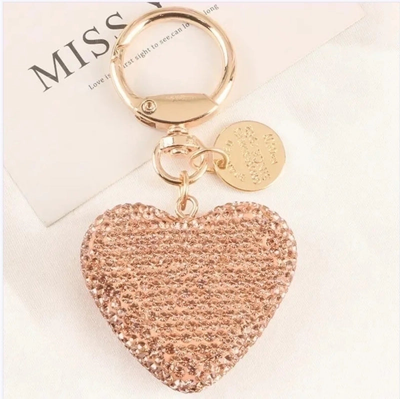 Retro Streetwear Heart Shape Alloy Women’s Bag Pendant Keychain