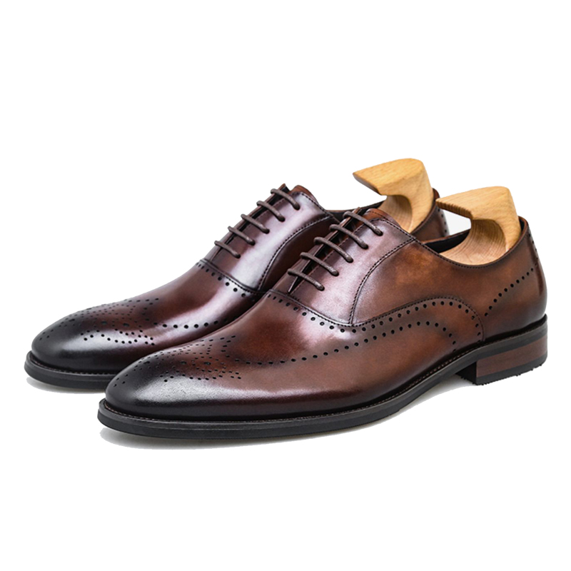 DANRRIO Brogues Carved British Style Oxfords|Polished Leather Shoes DANRRIO.COM DANRRIO