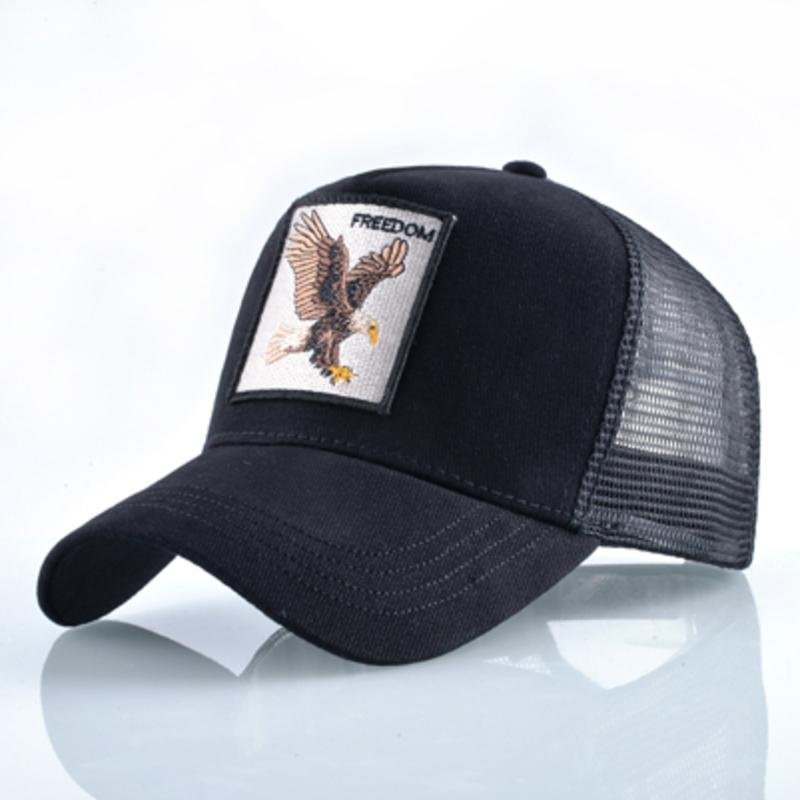 Awesome Baseball Snap-back Caps with Embroidered Animal
