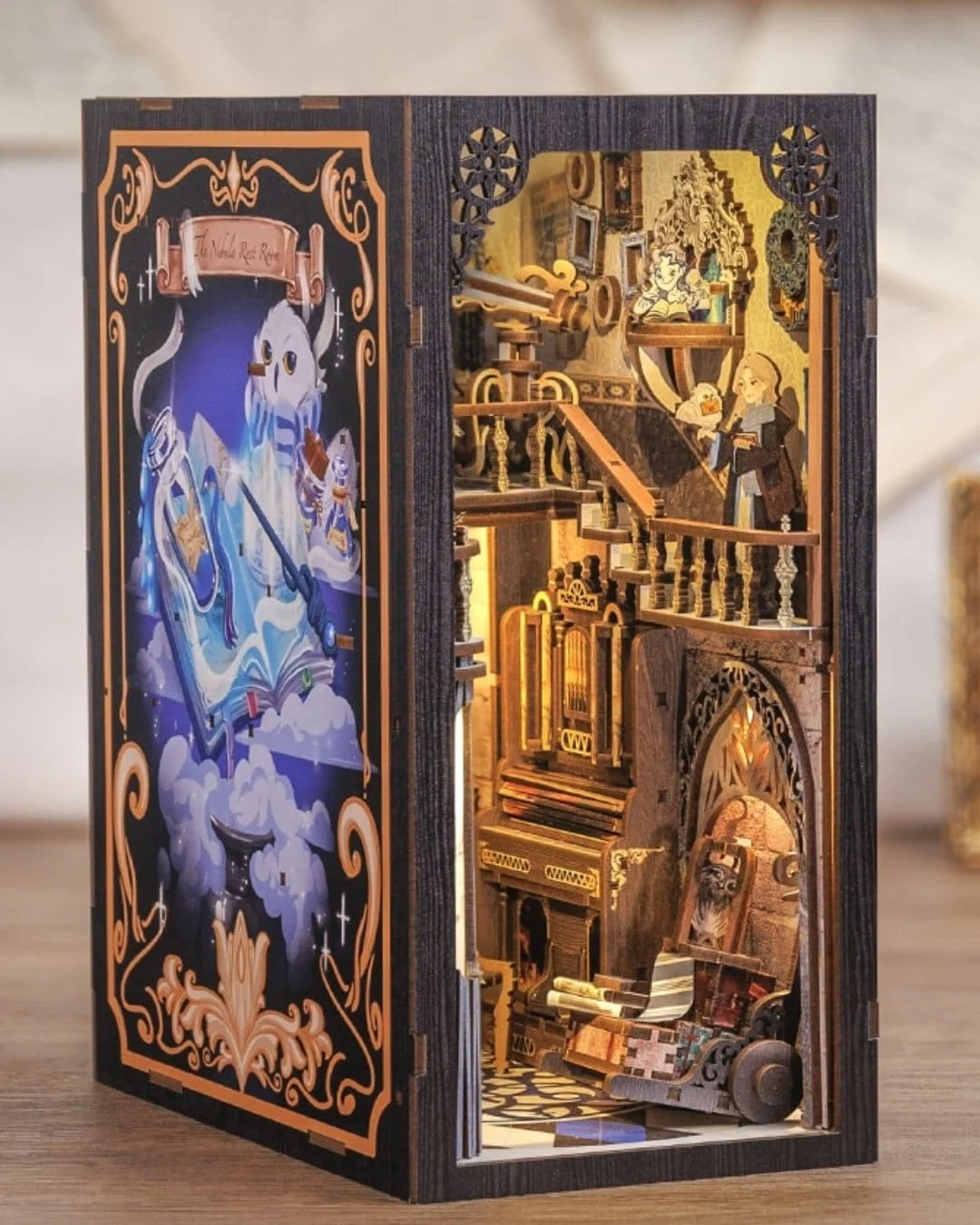 Book Nooks DIY 3D Wooden Puzzle