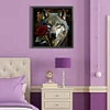 Diamond Painting-DIY Full Round Drill Wolf(40*40CM)
