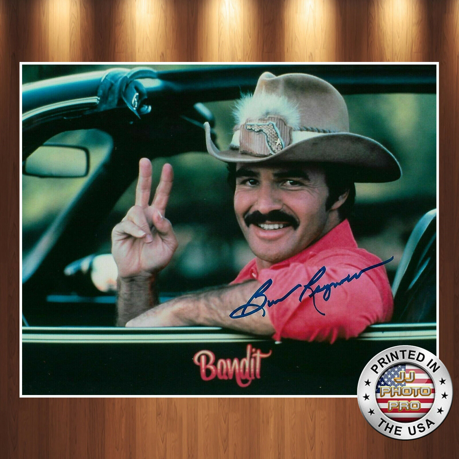 Burt Reynolds Autographed Signed 8x10 Photo Poster painting (Smokey and the Bandit) REPRINT