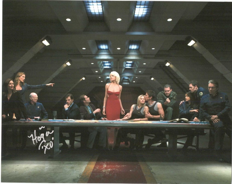 Michael Hogan Signed Autographed Battlestar Galactica