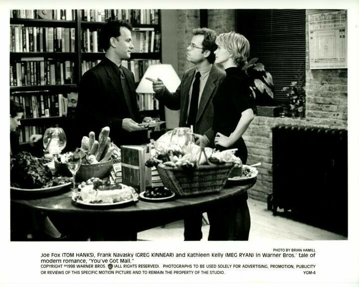 Tom Hanks Greg Kinnear Meg Ryan You've Got Mail Original Press 8X10 Photo Poster painting