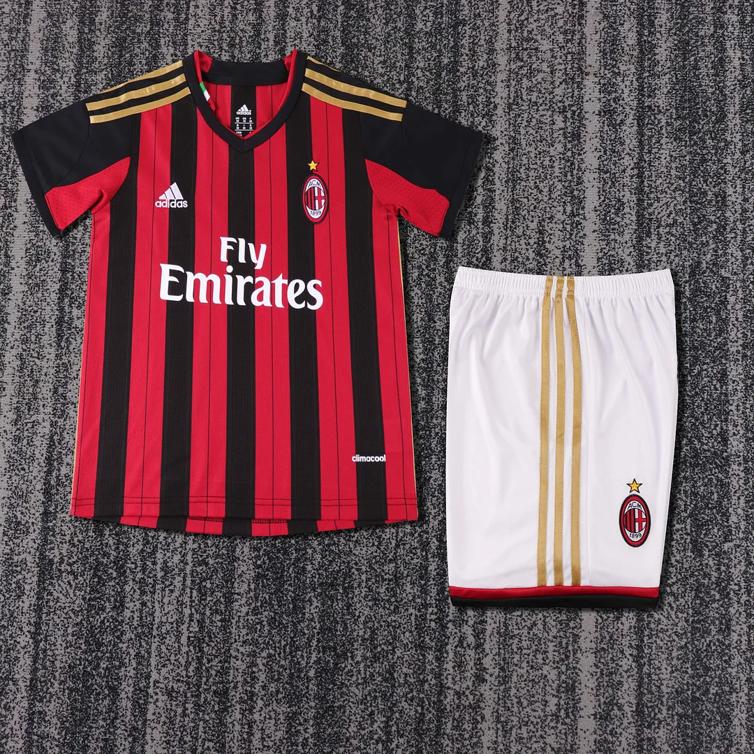 2013-2014 Retro AC Milan Home Football Shirt Kids Size