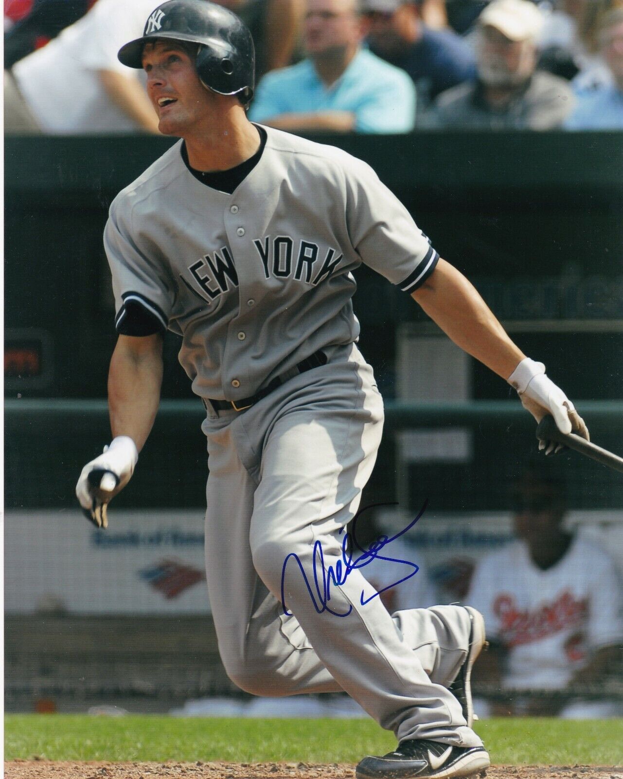 NICK GREEN NEW YORK YANKEES ACTION SIGNED 8x10