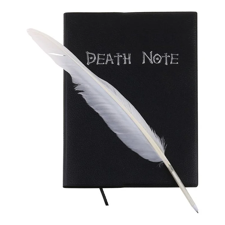 Cosplay Death Note Notebook with Goose Feather – Kawaii Stop