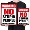 Warning - Vintage Metal Signs(12*16Inch) - Warning