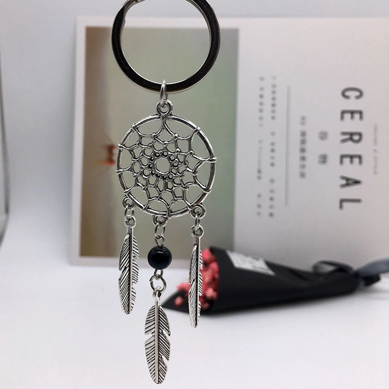 Retro Classic Style Dreamcatcher Metal Unisex Bag Pendant Keychain
