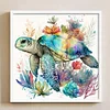 Sea Turtle - 11CT Stamped Cross Stitch 40*40cm/15.75*15.75in