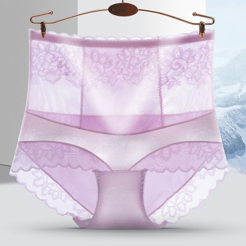 Lidudu Women Sexy Lace High Waist Panties Big Size Lingerie Female Pants Seamless Briefs Breathable Lady Underwear Нижнее Бельё Женское