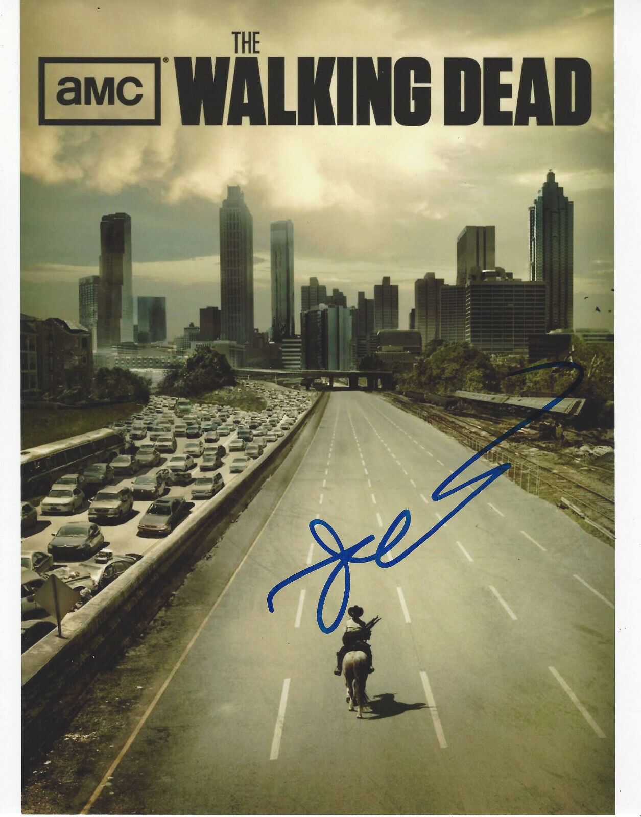 ROBERT KIRKMAN - THE WALKING DEAD CREATOR - SIGNED AUTHENTIC 8x10 Photo Poster painting w/COA