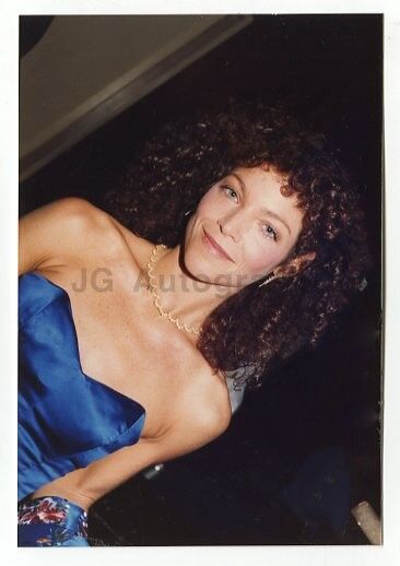 Amy Irving - Candid Photo Poster painting by Peter Warrack - Previously Unpublished