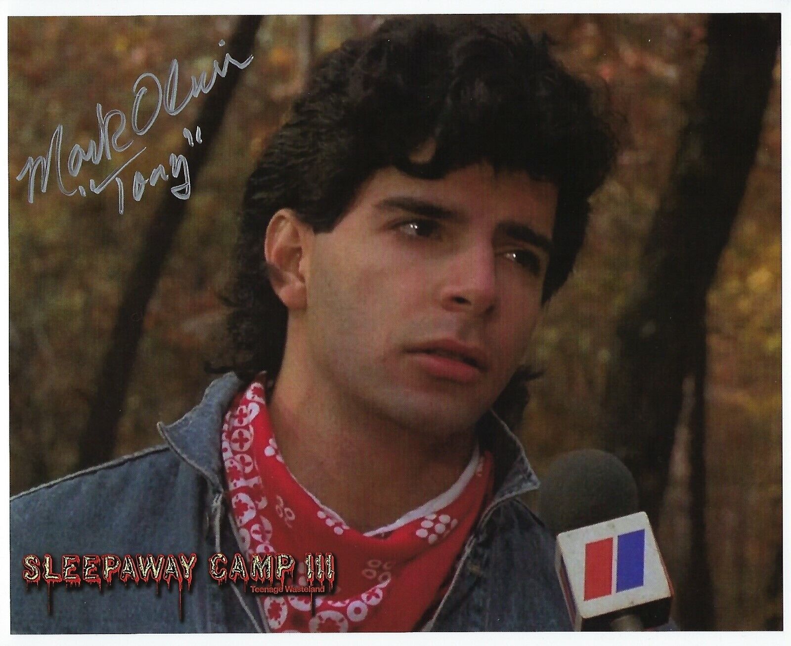 Mark Oliver - Sleepaway Camp III signed Photo Poster painting