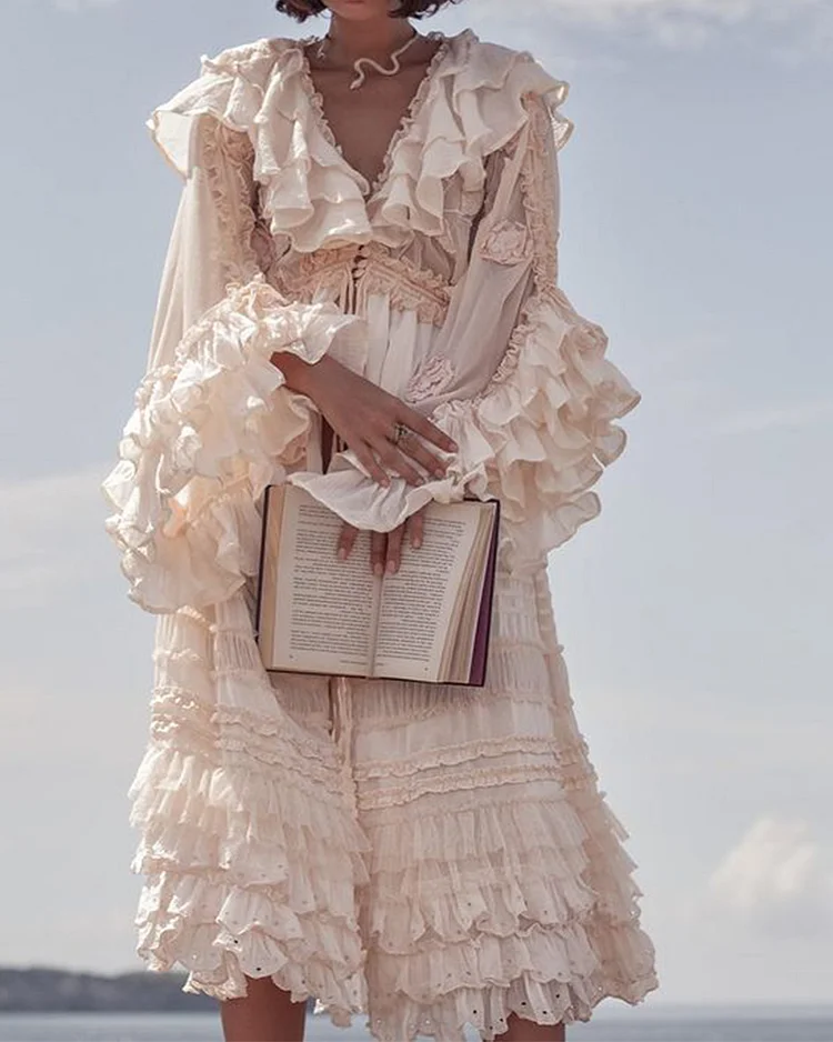 Cake Mori midi dress