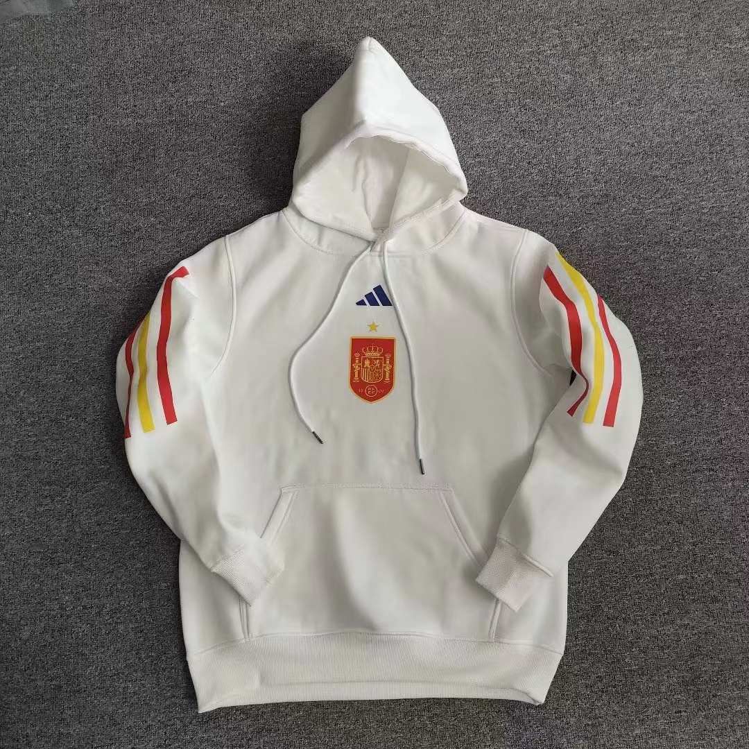 2022 Spain Sweatshirt WhiteFootball Shirt 1:1 Thai Quality- Maxi Kit