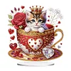 Tasse &Agrave; Th&eacute; Chaton-Bricolage Ornement