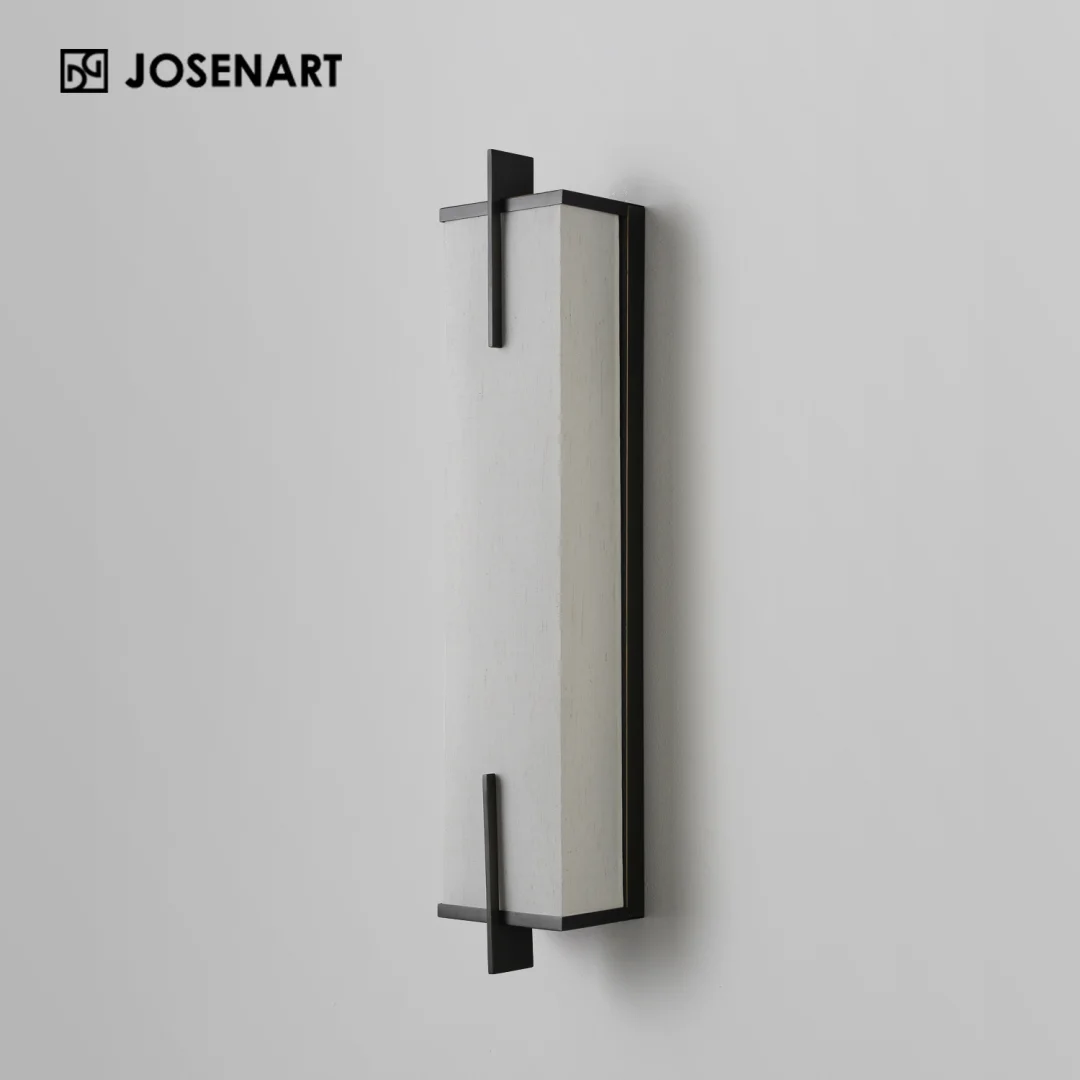 Blade Marble Wall Sconce in Black JOSENART Josenart