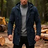 💥 2025 Hot Sale! Men's Workwear Casual Outdoor Thick Winter Hooded Jacket - Warm, Perfect for Hiking, Traveling and Leisure Wear