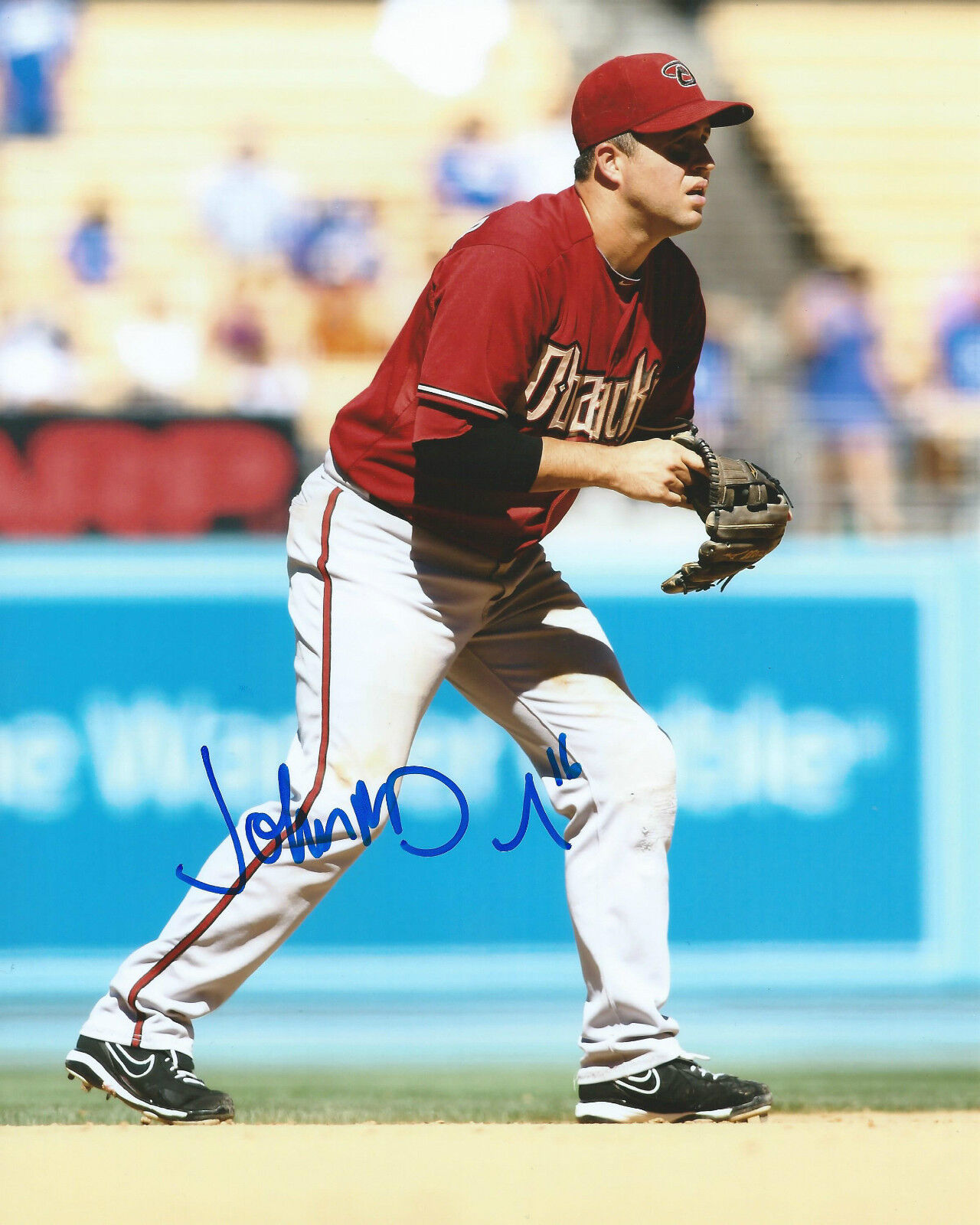 **GFA Arizona Diamondbacks *JOHN MCDONALD* Signed 8x10 Photo Poster painting J3 COA**