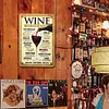 Wine From Around The World - Metal Tin Signs(8*12Inch/12*16Inch) - Bar