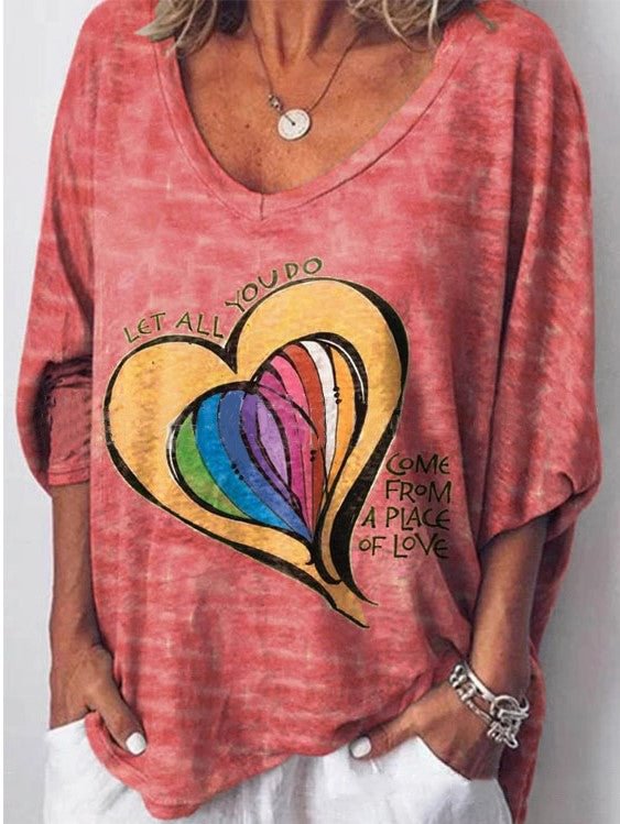 Pink Short Sleeve Floral Sweet T-shirt